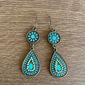 Claire’s Enamel Drop Earrings ASO The Vampire Diaries TVD Elena Gilbert RARE